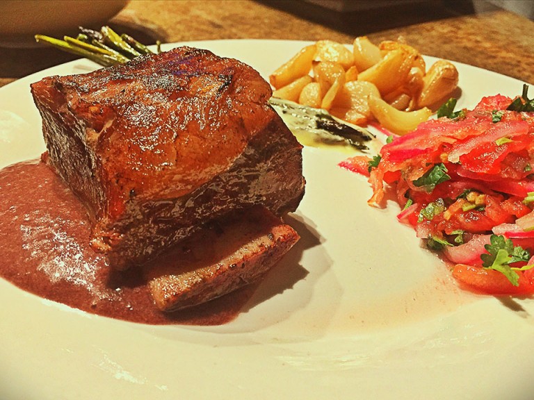 Sous Vide Short Ribs dinner with few other things because I had time.