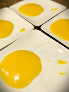 Sous Vide Clementines Sweet and Spiicy Sauce for Foie Gras